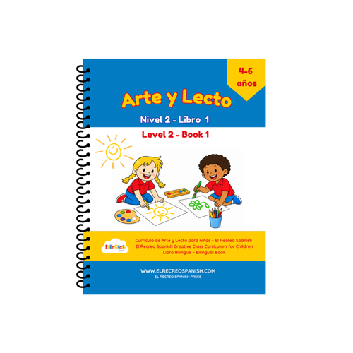 Arte y Lecto Level 2 Book 1 cover (spiral-bound)