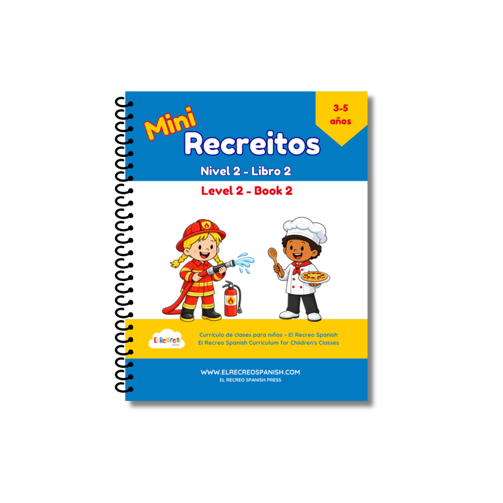 Mini Recreitos Level 2 Book 2 cover (spiral-bound)