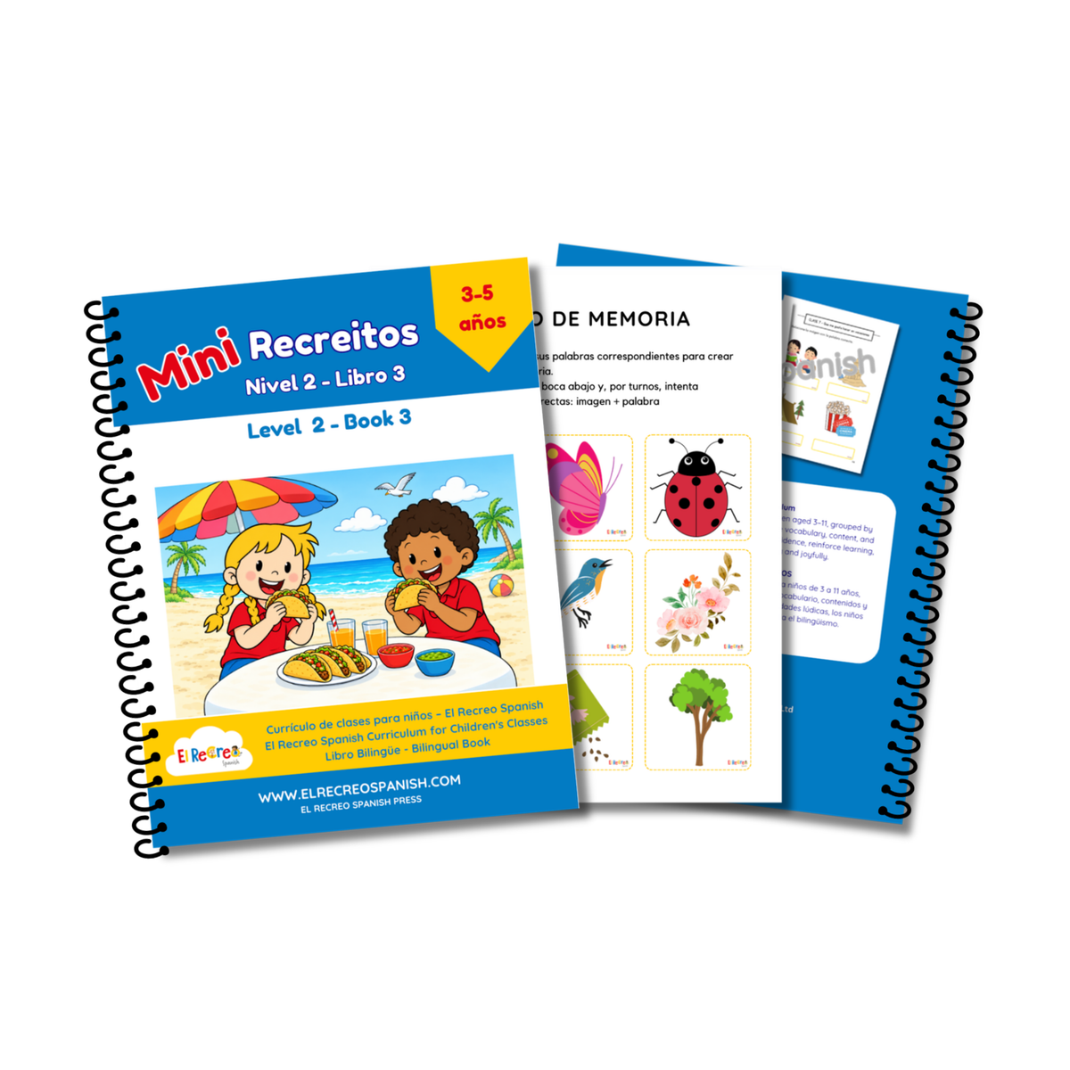 Mini Recreitos Level 2 Book 3 – memory game activity