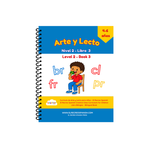 Arte y Lecto Level 2 Book 3 cover (spiral-bound)