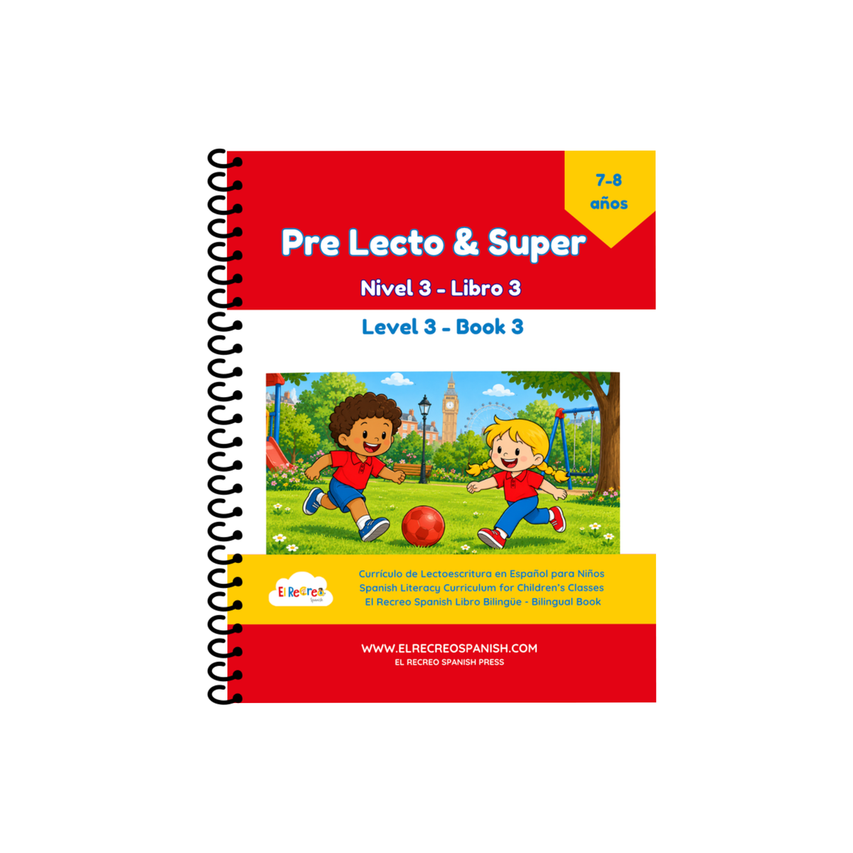 Pre Lecto & Super Level 3 Book 3 – Spanish reading and writing book for ages 7–8