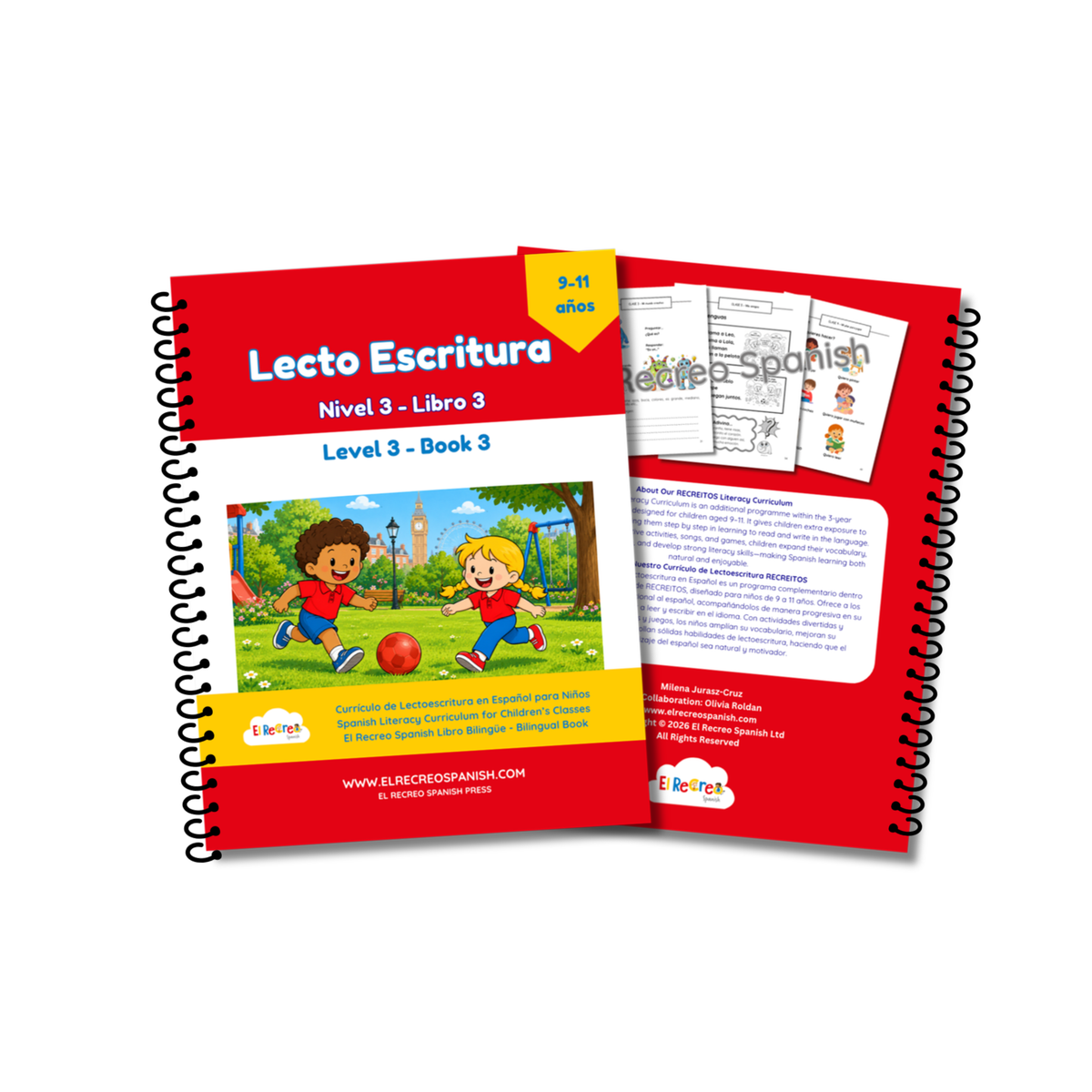 Lecto Escritura Level 3 Book 3 – front and back