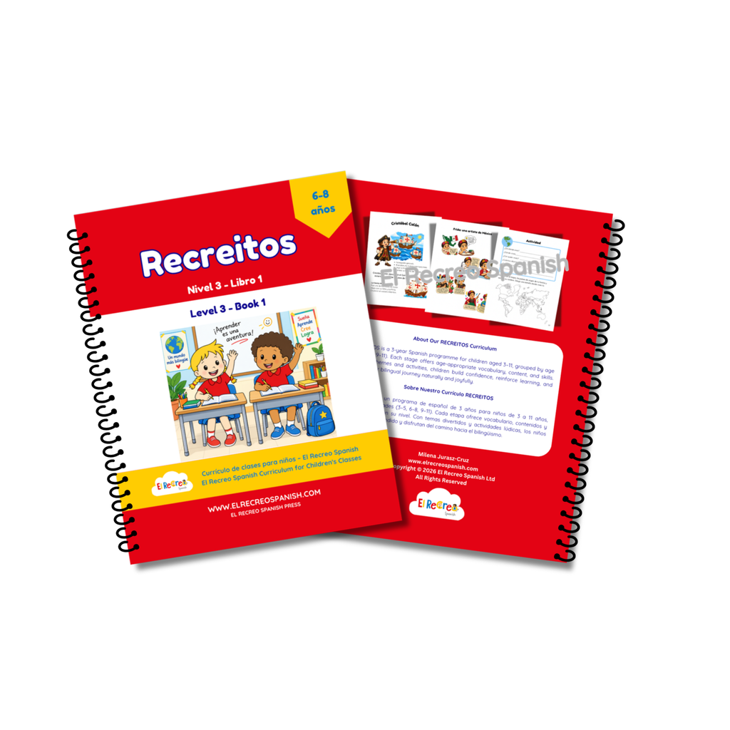 Recreitos Level 3 Book 1 – front and back