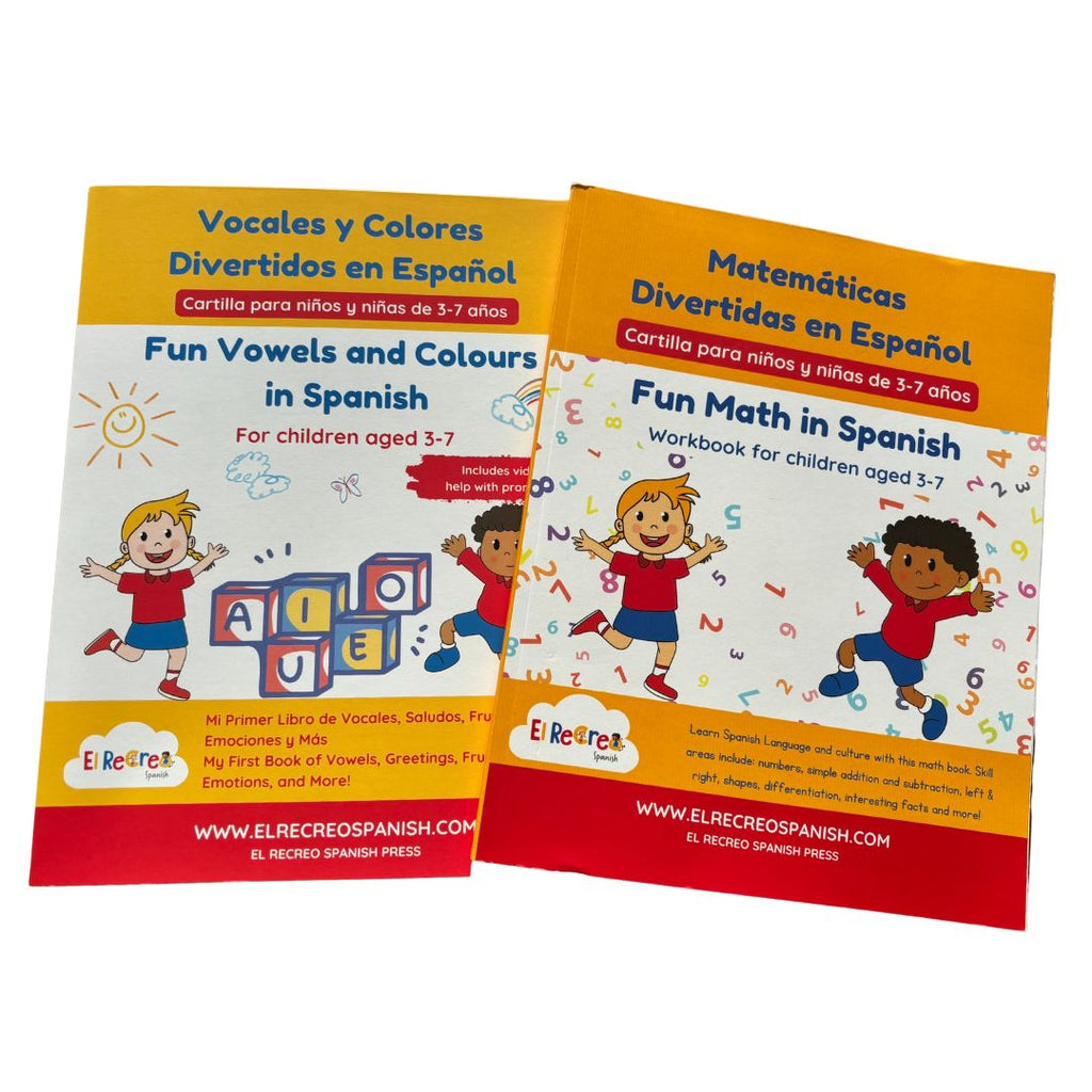 Fun Math in Spanish: A Bilingual Workbook for Children aged 3-7