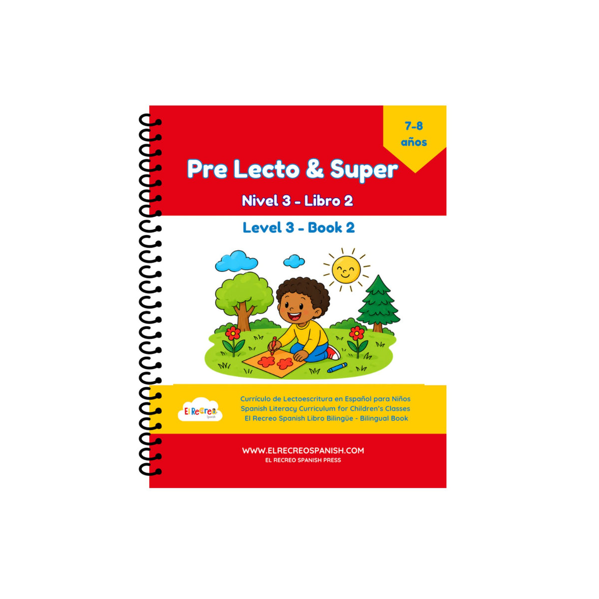 Pre Lecto & Super Level 3 Book 2 cover (spiral-bound)