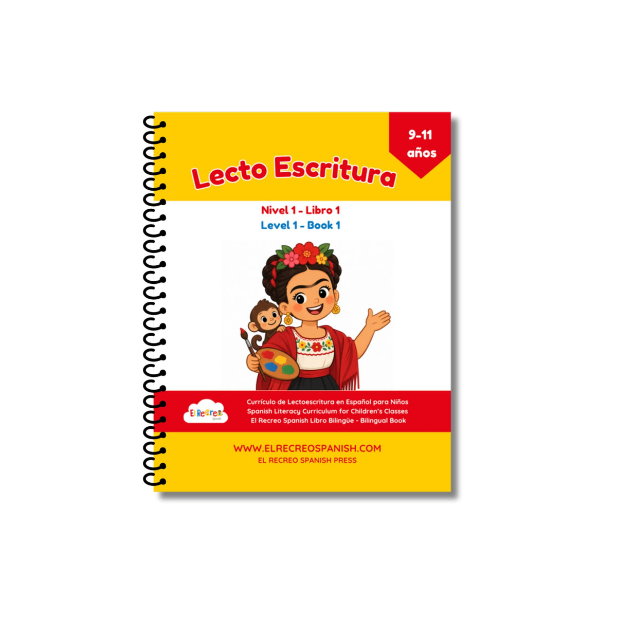 Lecto Escritura Level 1 Book 1 cover (spiral-bound)